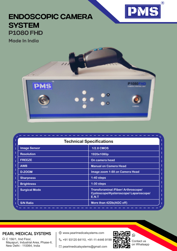 ENDOSCOPIC CAMERAS, LED LIGHT SOURCE & ENT WORKSTATION